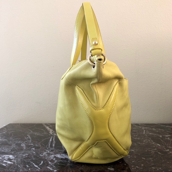 POUR LA VICTOIRE Brice Large Lemon Satchel Bag - Picture 4 of 8